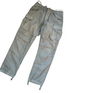 Buck Mason Desert Cargo Surplus Stone Twill Pants, Men's size 34